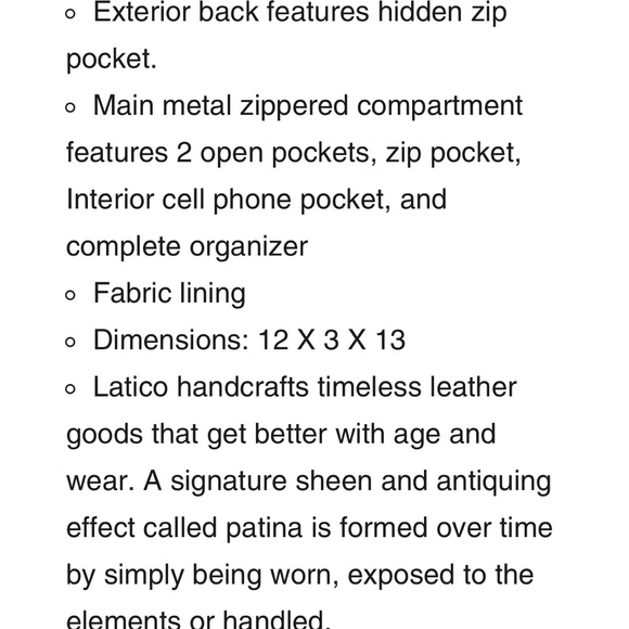 Latico leather DALTON TOTE CROSSBODY in Poppy coral orange bag handbag - Picture 15 of 15